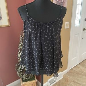 EXPRESS flowy floral tank top